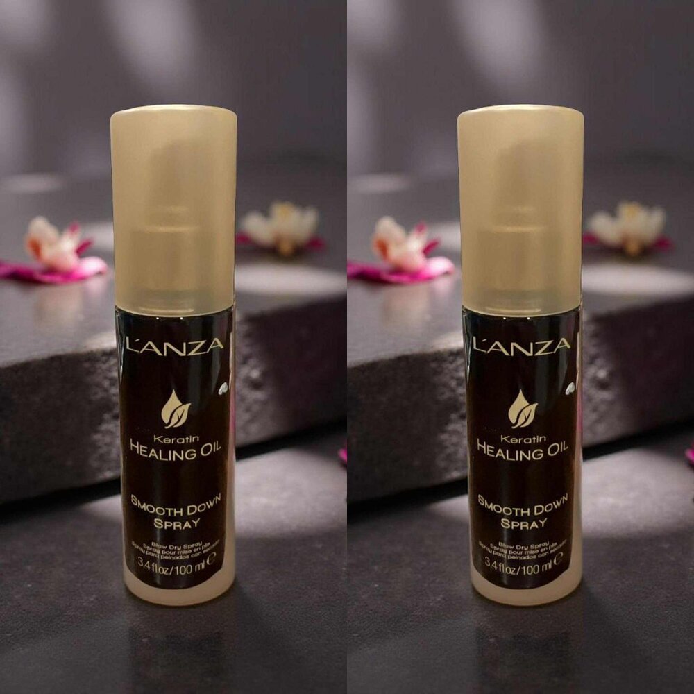L’ANZA Keratin Healing Oil Smooth Down Spray 3.4 oz_ 2 units